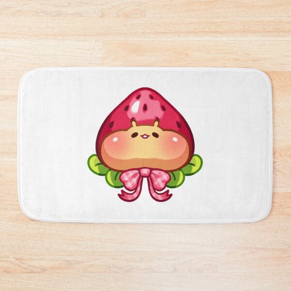 Item preview, Cute Baby Hamster with Strawberry Hat Art designed and sold by StrawberHamster.