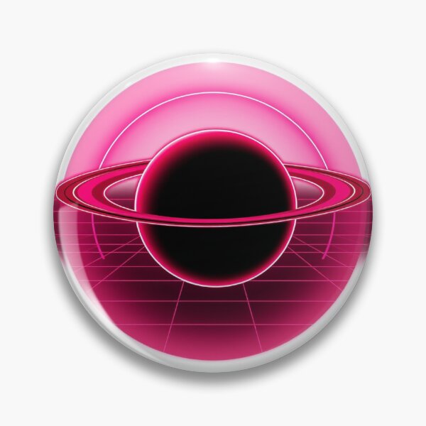 Item preview, Saturn Synthwave - Modern Graphic Art T-Shirt designed and sold by QuirkThreadsCo.