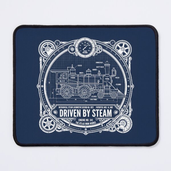 Item preview, Driven By Steam Mechanical Locomotive Blueprint designed and sold by SplashTastic.