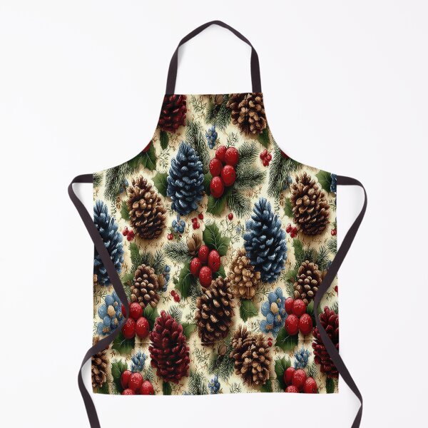 Item preview, Festive Winter Pinecones and Holly Berries designed and sold by colorful-white.
