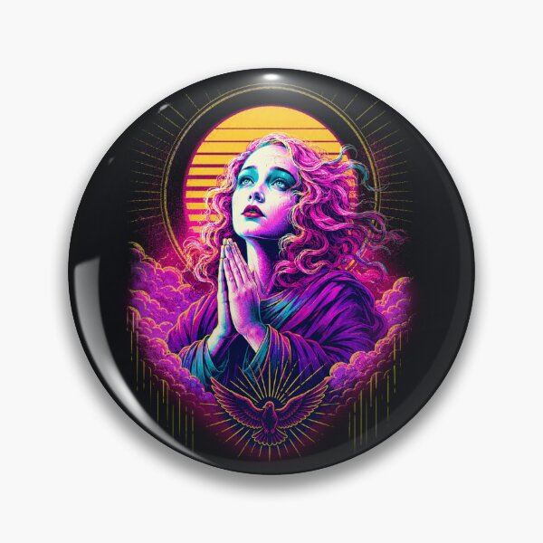 Item preview, Veni Sancte Spiritus | Neon Prayer designed and sold by Sanctum Icons.