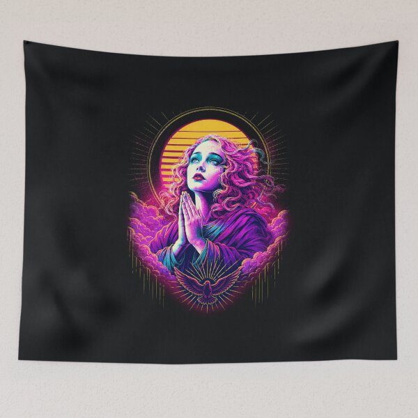 Item preview, Veni Sancte Spiritus | Neon Prayer designed and sold by Sanctum Icons.