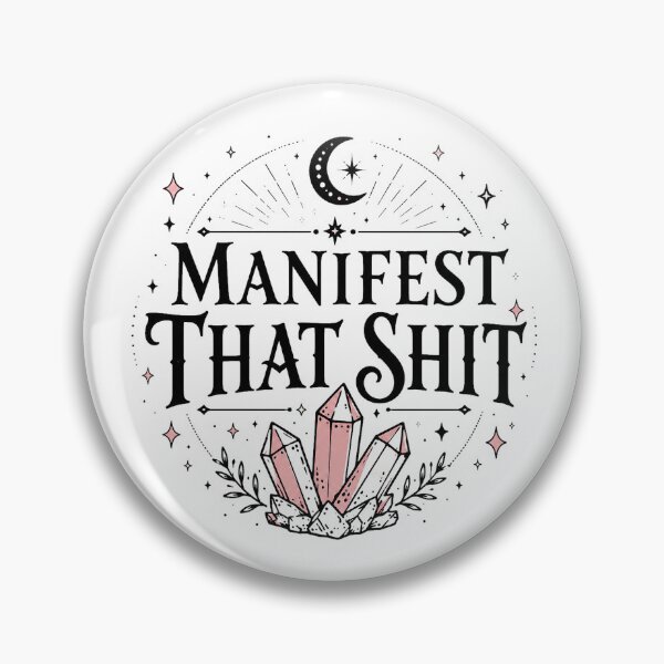 Item preview, Manifest That Shit – Witchy Crystal & Moon Design designed and sold by tiny-rebellion.