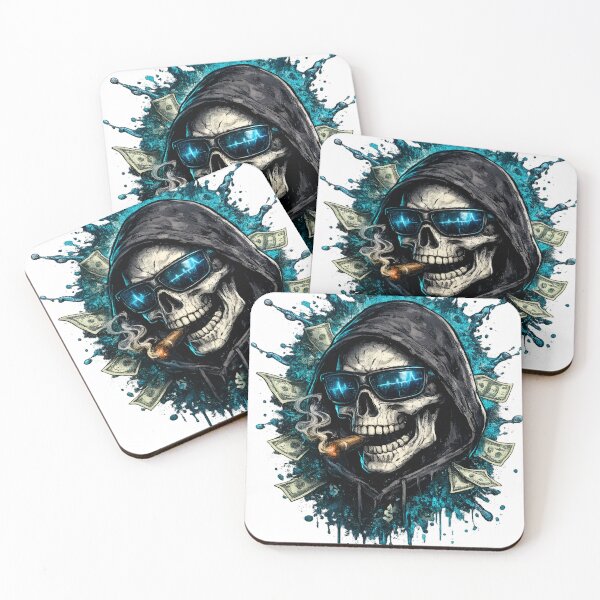Item preview, Smoking skull designed and sold by HarmonyCode.