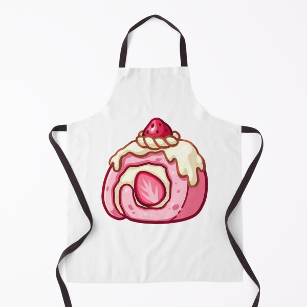 Item preview, Strawberry Hamster Swiss Roll Cake Kawaii Art designed and sold by StrawberHamster.