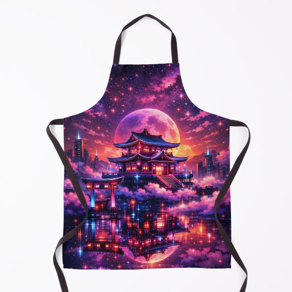 Item preview, Neon Temple—Cyber Shrine of Tomorrow designed and sold by Neo Tokio.