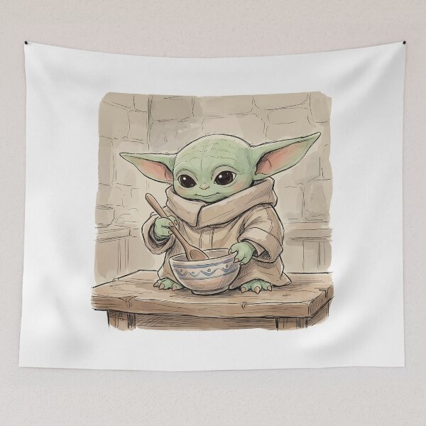 Item preview, BABY YODA RUSTIC KITCHEN designed and sold by LIS AND MELIVERSO.