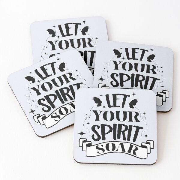 Item preview, Let Your Spirit Soar Inspirational Quote designed and sold by VibeShift Studio.
