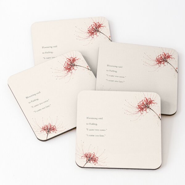 Item preview, Blooming Said to Fading | Korean Poetry Watercolor designed and sold by joycrysstudio.