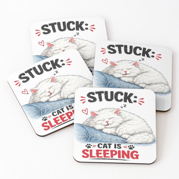 Item preview, Can’t Move, Cat Is Sleeping designed and sold by Pat-A-Cat.