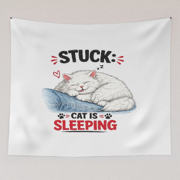 Item preview, Can’t Move, Cat Is Sleeping designed and sold by Pat-A-Cat.
