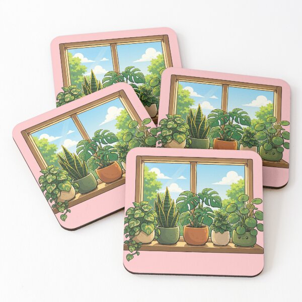 Item preview, Houseplant Window Shelf Cute Plant Lover designed and sold by SimplePoDesign.