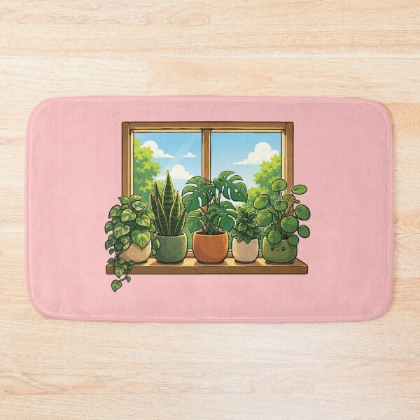 Item preview, Houseplant Window Shelf Cute Plant Lover designed and sold by SimplePoDesign.