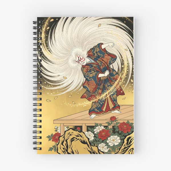 Item preview, Dynamic Kabuki Actor Performing Renjishi Lion Dance - Ukiyo-e Art designed and sold by TokyoUkiyoHouse.