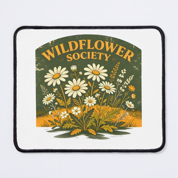 Item preview, Wildflower Society Vintage Botanical T-Shirt Design designed and sold by Spirit of Siam.