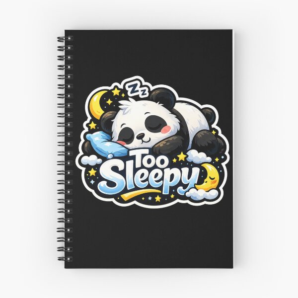 Item preview, Too Sleepy Cute Panda Sticker designed and sold by PixoNest.