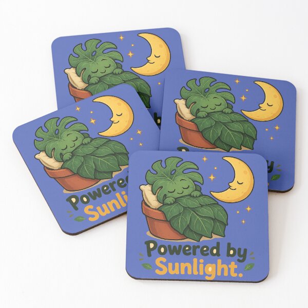 Item preview, Powered by Sunlight Cute Sleeping Plant designed and sold by SimplePoDesign.