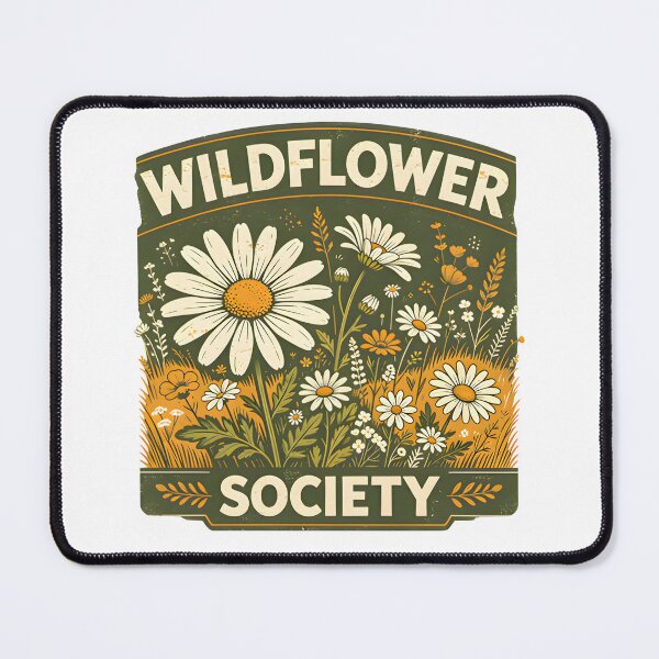 Item preview, Wildflower Society Vintage Botanical T-Shirt Design designed and sold by Spirit of Siam.