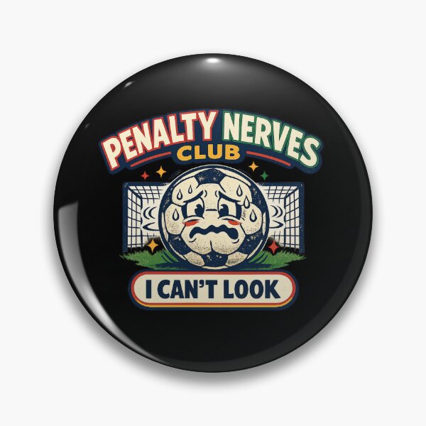 Item preview, Penalty Nerves Club I Can’t Look Soccer Shirt designed and sold by Concrete Coffee Studio.