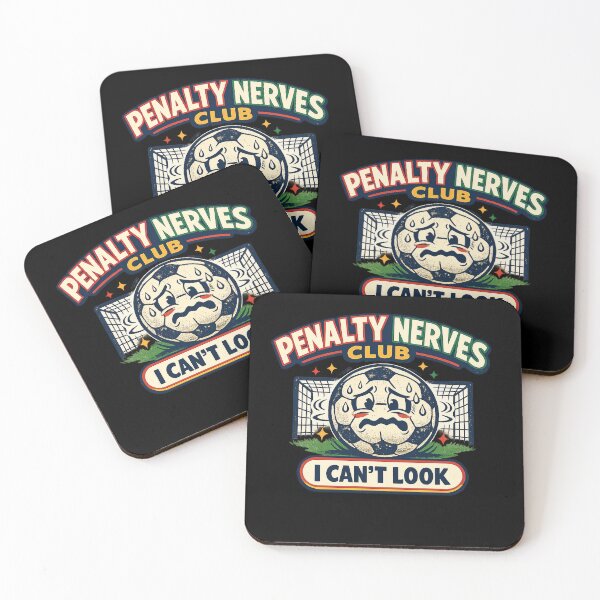 Item preview, Penalty Nerves Club I Can’t Look Soccer Shirt designed and sold by Concrete Coffee Studio.