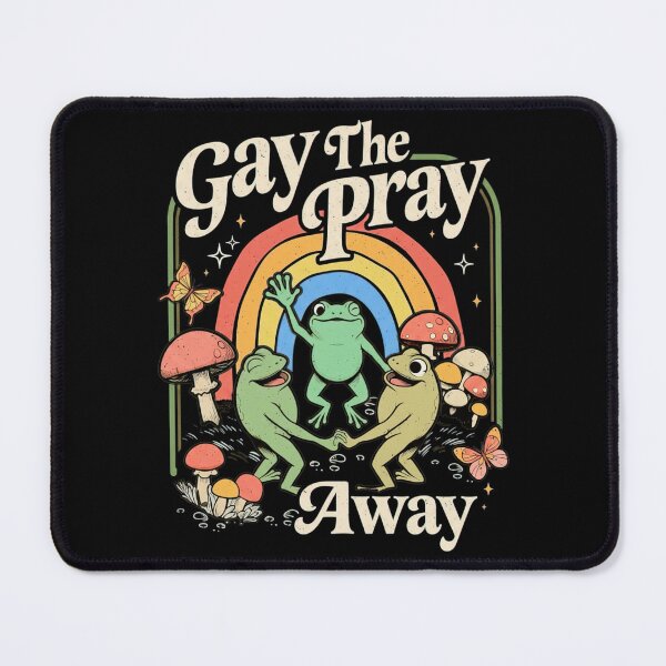 Item preview, Gay The Pray Away Funny LGBT Frog Pride Month For Lover Couple designed and sold by BasseAlexDes.