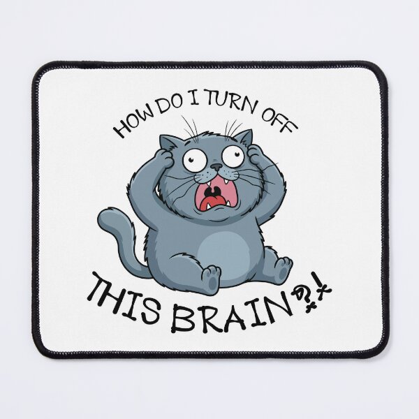 Item preview, Anxious British Shorthair Cat designed and sold by BHP Studio.