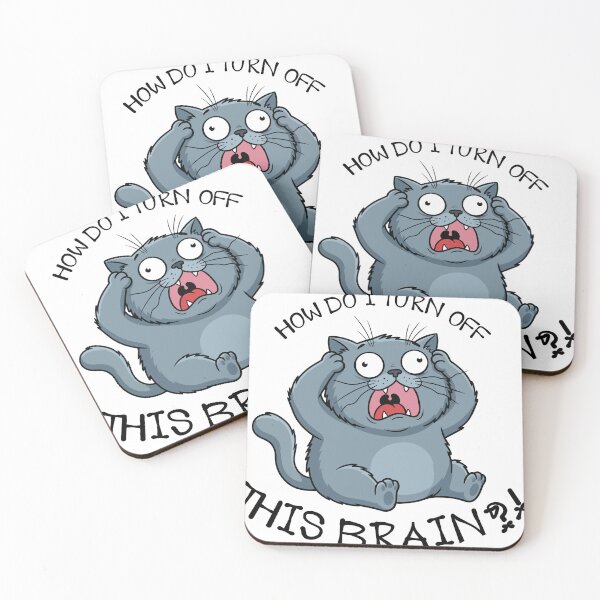 Item preview, Anxious British Shorthair Cat designed and sold by BHP Studio.