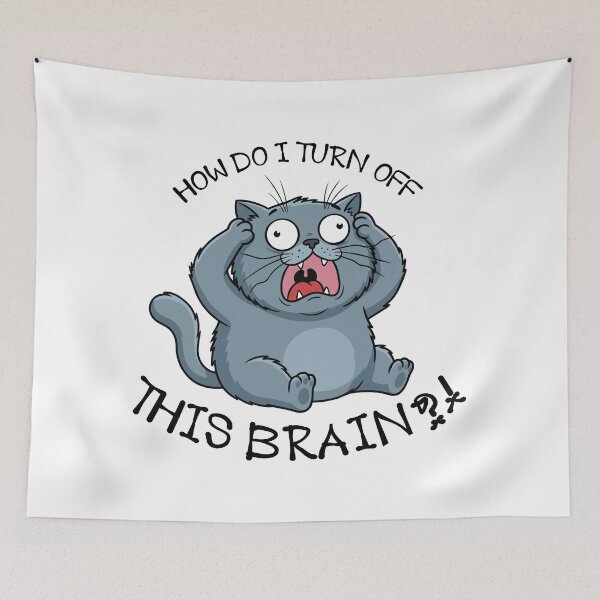 Item preview, Anxious British Shorthair Cat designed and sold by BHP Studio.