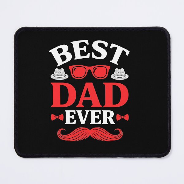 Item preview, Best Dad Ever Funny Mustache and Glasses Father Design designed and sold by msaloyach.
