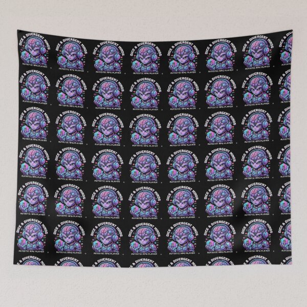 Item preview, Dice & Divergent Minds Graphic Tee designed and sold by Hanno0.