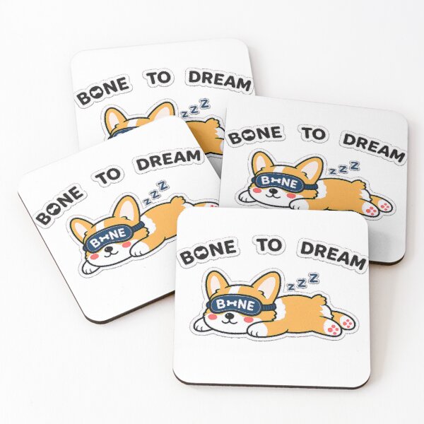 Item preview, Bone To Dream Sleeping Corgi Sticker | Cute Sploot Dog Nap Sticker designed and sold by naruto4925.