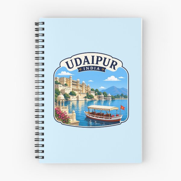 Item preview, Udaipur, India - Lake Pichola Boat Scene designed and sold by Myra365Art.