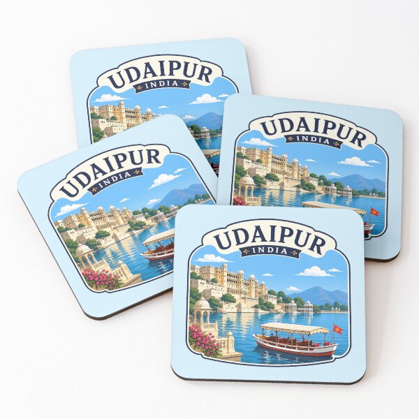 Item preview, Udaipur, India - Lake Pichola Boat Scene designed and sold by Myra365Art.