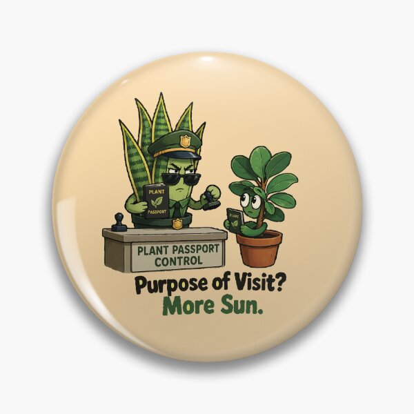 Item preview, Purpose of Visit? More Sun Funny Plant Passport designed and sold by SimplePoDesign.