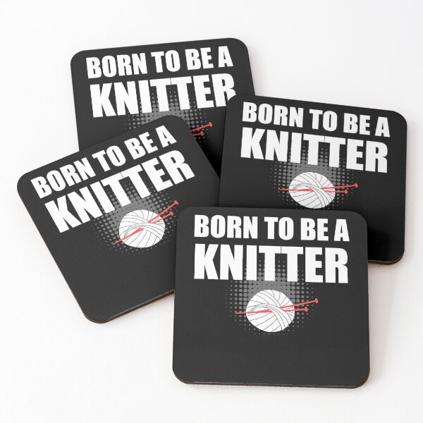 Item preview, Born To Be A Knitter designed and sold by Mad Over Store.