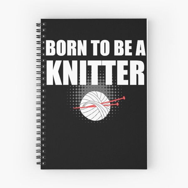 Item preview, Born To Be A Knitter designed and sold by Mad Over Store.