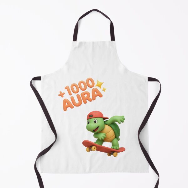Item preview, 1000 Aura Cute 3D Skateboarding Turtle Sticker designed and sold by thazinart.