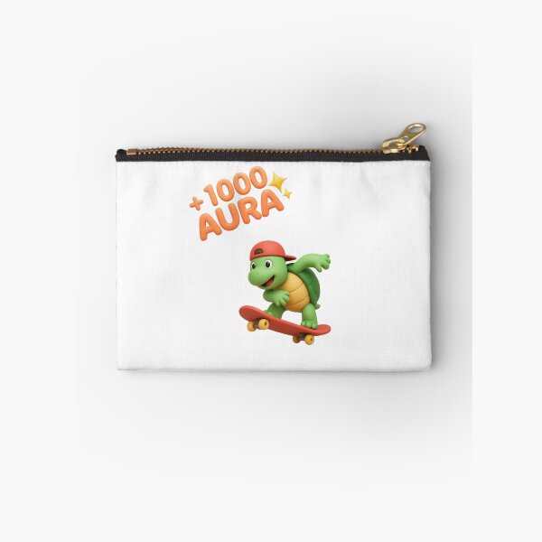 Item preview, 1000 Aura Cute 3D Skateboarding Turtle Sticker designed and sold by thazinart.