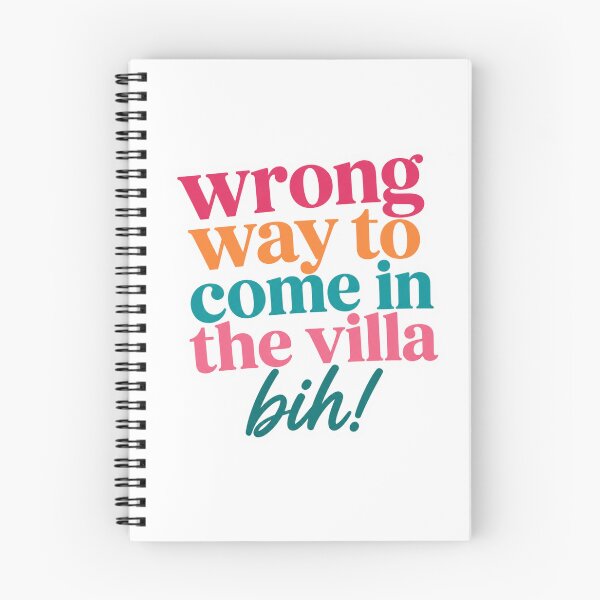 Item preview, Wrong Way to Come in the Villa Bih! Sticker | Funny Reality TV Quote designed and sold by AshleyJaneCo.