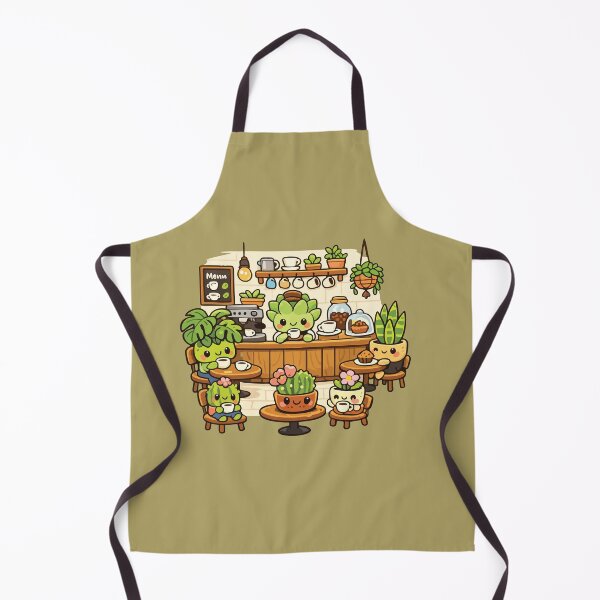 Item preview, Cozy Houseplant Coffee Shop designed and sold by SimplePoDesign.