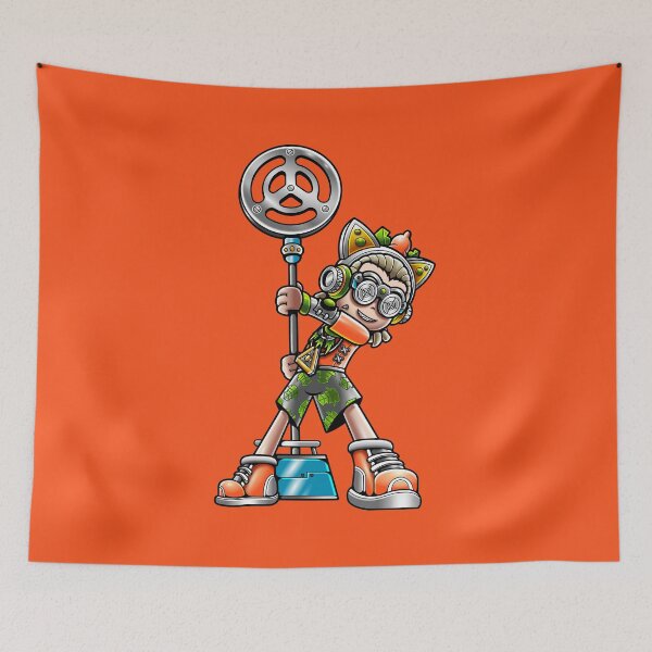 Item preview, Ilustración Pop Art Chico Explorador Cyberpunk designed and sold by Lexkon Liu's art.