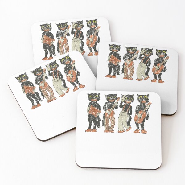 Item preview, 1940s Halloween Black Cat Musicians designed and sold by Cartoonimages.