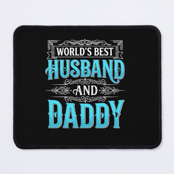 Item preview, Worlds Best Husband And Daddy Vintage Typography Design designed and sold by msaloyach.