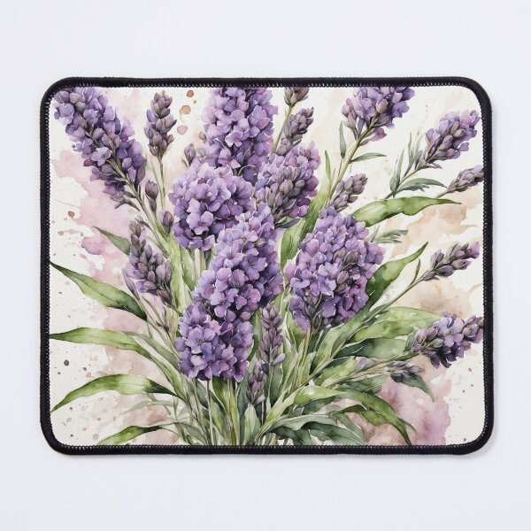 Item preview, Lavender Bouquet Watercolor Art — Floral Print designed and sold by RawNaturePrints.