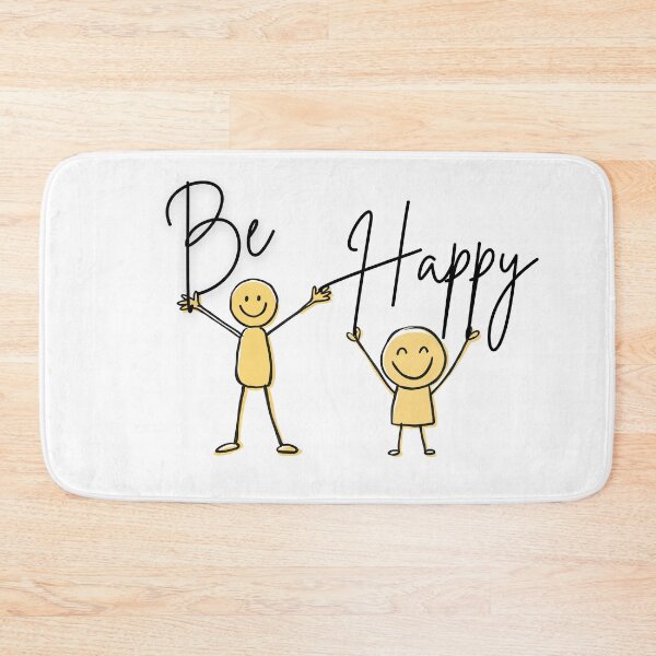 Item preview, Choose Joy: Two Happy Yellow Stick Figures designed and sold by Mazza-mazza.