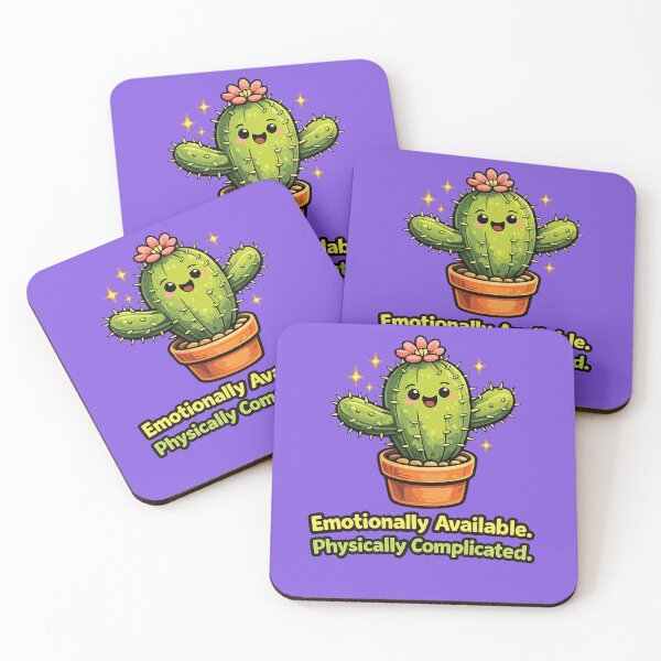 Item preview, Cactus Emotionally Available Physically Complicated designed and sold by SimplePoDesign.