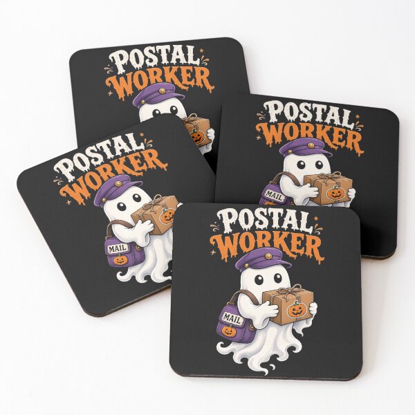 Item preview, Postal Worker Halloween Costume Ghost Mail Carrier designed and sold by CF_VintageDesign.