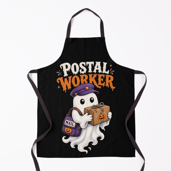 Item preview, Postal Worker Halloween Costume Ghost Mail Carrier designed and sold by CF_VintageDesign.