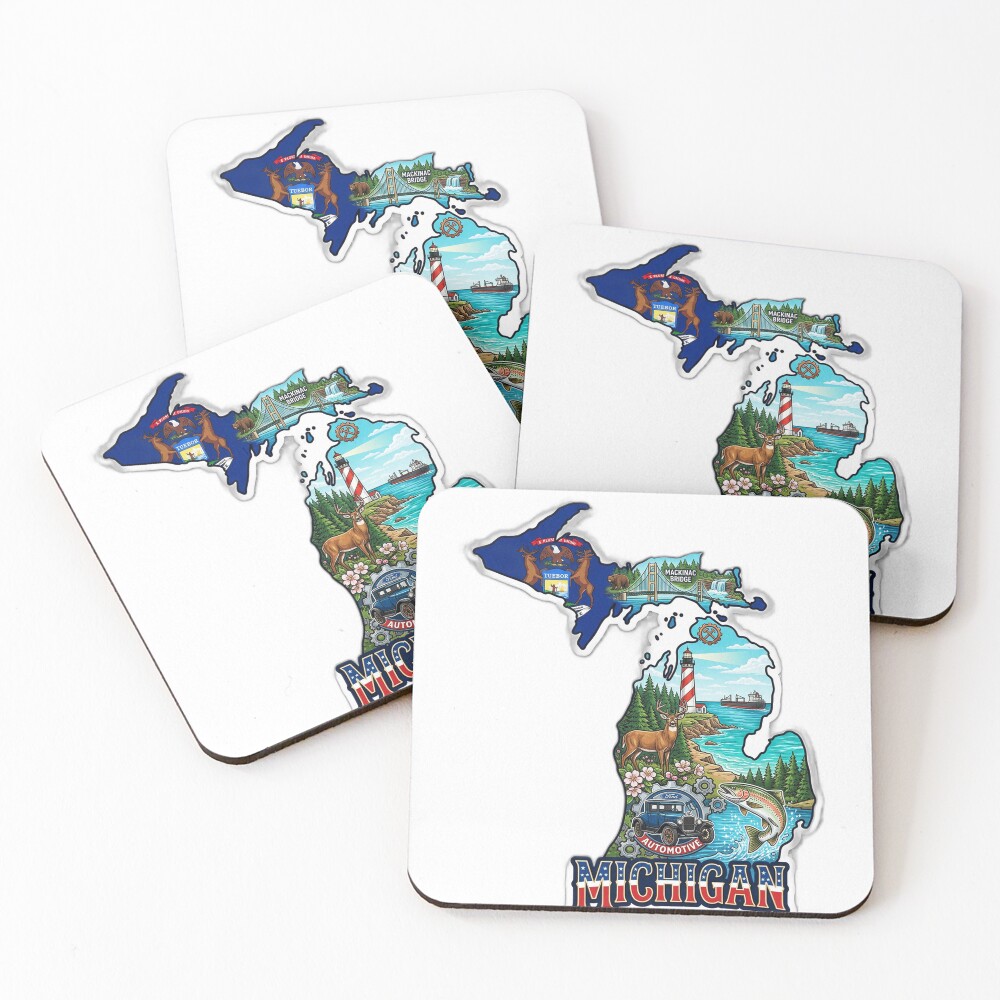 Item preview, Coasters (Set of 4) designed and sold by FunFitsFactory.