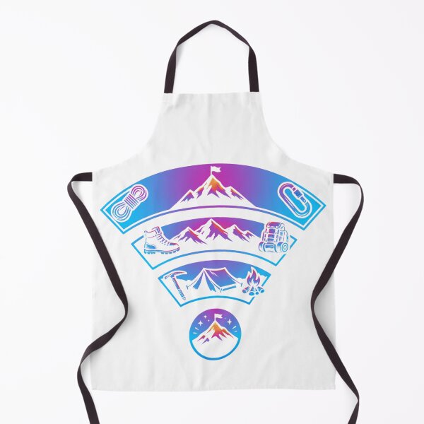 Item preview, Adventure Wifi Signal Mountain Expedition Camping Emblem designed and sold by GabeMountainArt.